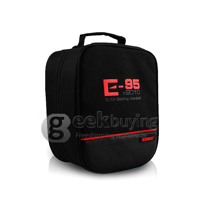 Somic E-95 V2010 E95 Vibration 5.1 USB Game Stereo Headphone with Microphones Gaming Headset Earphones Headphones -Black