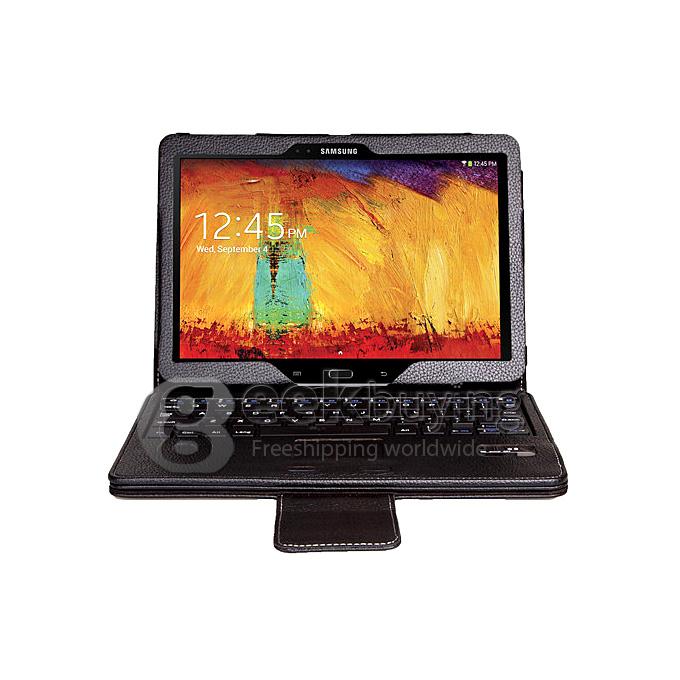 Removable Bluetooth Touchpad Keyboard for Samsung Galaxy Note 10.1 Inch 2014 Edition - Black
