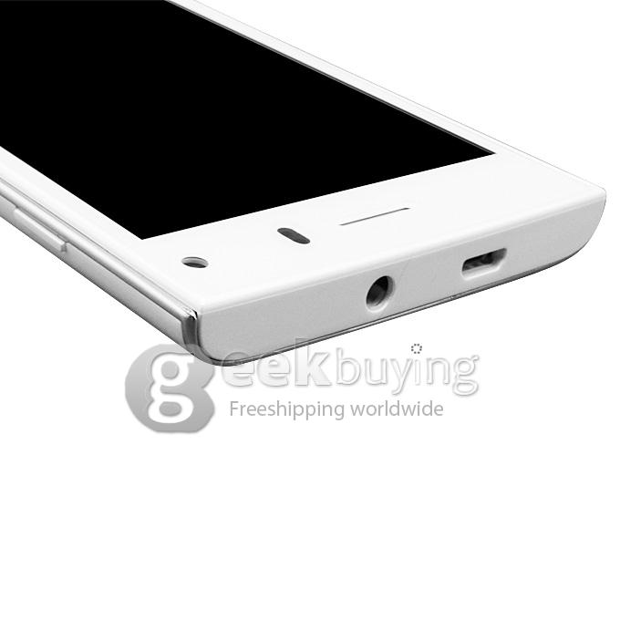Leagoo Lead 3 MTK6582 Quad core 1.3GHz 4.5Inch QHD IPS Screen Cell Phone 512MB+4GB 5.0MP+2.0MP Android4.4.2 OS 3G/GPS - White