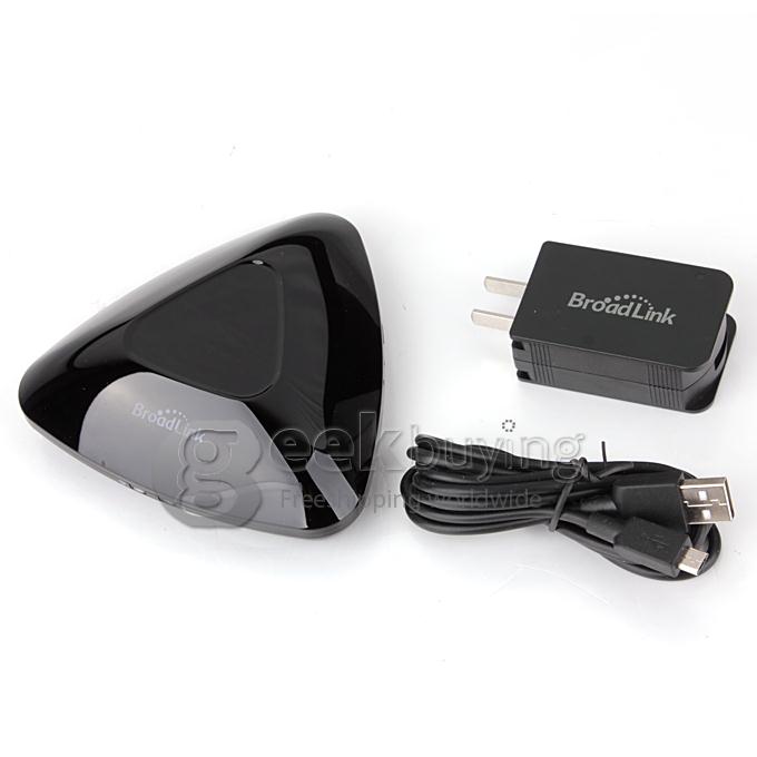 Broadlink RM Pro Smart Intelligent WIFI/IR/RF Remote Controll Center System for iPhone Android Device - Black