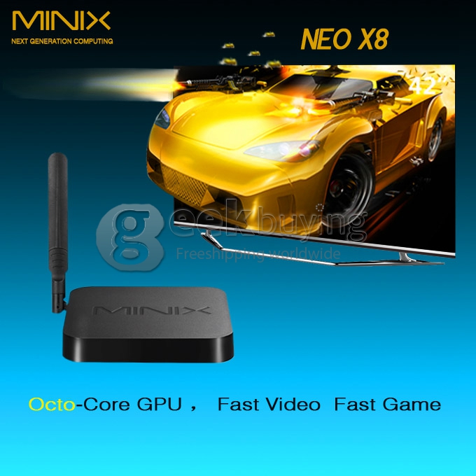 Bundle Deal MINIX NEO X8 Amlogic S802 Quad Core 2.0Ghz Android 4.4 TV BOX + Tronsmart TSM01 English Version Air Mouse & Keyboard