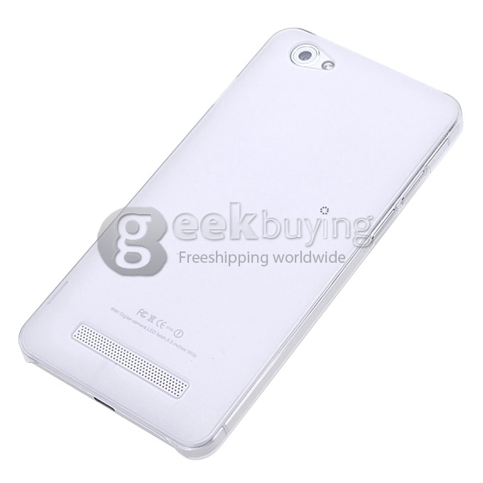 Mijue M680 MTK6582 Quad core 1.3GHz 5.0Inch Android4.2 OS Smartphone 1GB RAM 4GB ROM IPS QHD Screen 13.0MP 3G GPS Miracast OTG - White with Silver Side