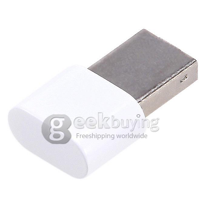 Fashion Design 4G USB 2.0 Flash Disk Memory Stick Drive with Blink CZ Diamond - White