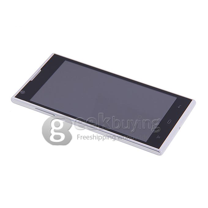CUBOT P7 5.0 Inch IPS Touch Screen MTK6582 Quad Core 1.3GHz Android 4.2.2 3G Smart Phone 512MB + 4GB 8MP WiFi OTG GPS - White