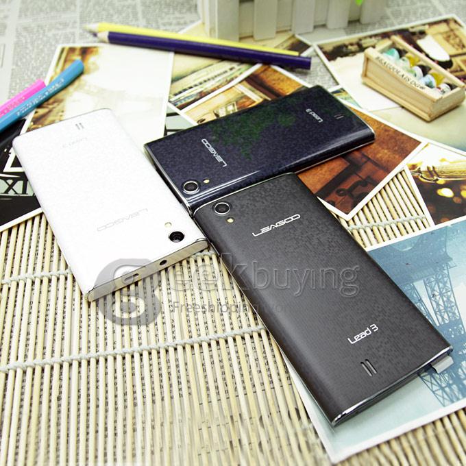 Leagoo Lead 3 MTK6582 Quad core 1.3GHz 4.5Inch QHD IPS Screen Cell Phone 512MB+4GB 5.0MP+2.0MP Android4.4.2 OS 3G/GPS - Blue