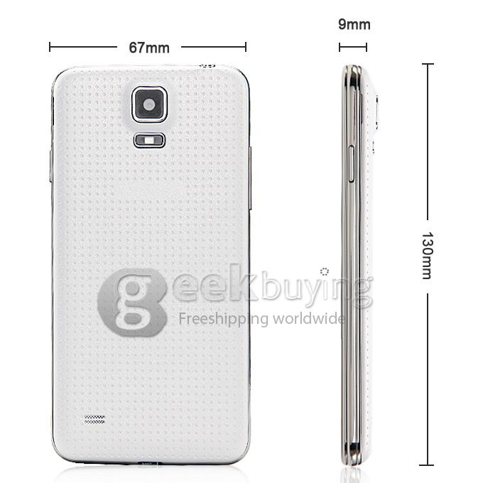 W800 MTK6582 Quad core 1.3GHz 4.5 Inch Android 4.2 OS Smartphone 1GB RAM 4GB ROM 8.0MP 3G GPS with Leather Case White