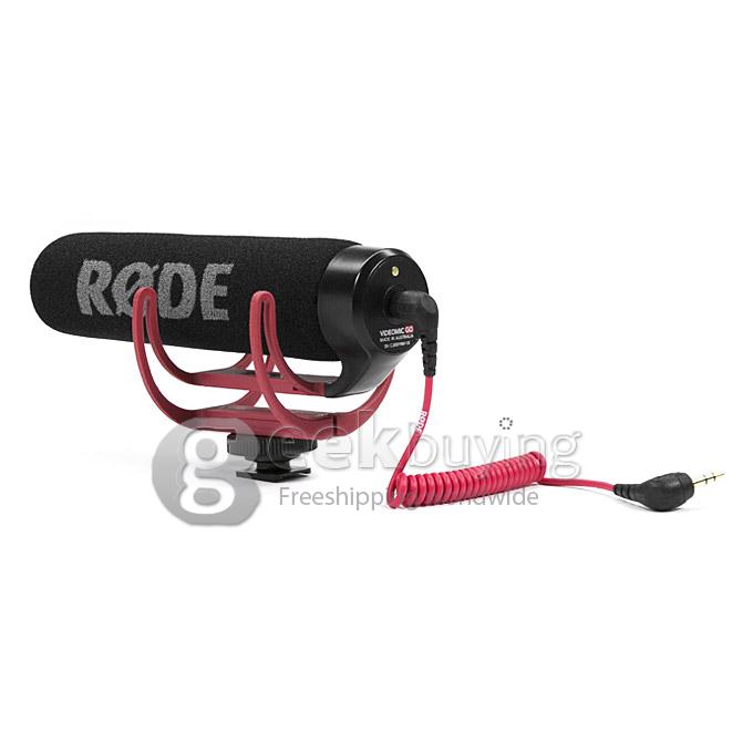Rode VideoMic GO On-Camera Shotgun Microphone for Canon Nikon Sony DSLR DV Camcorder