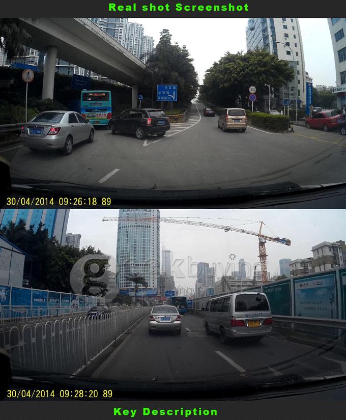 Z1 Car DVR Novatek 1.5 Inch Screen 1080P 140 Degrees Angle Lens with G-Sensor Motion Detection