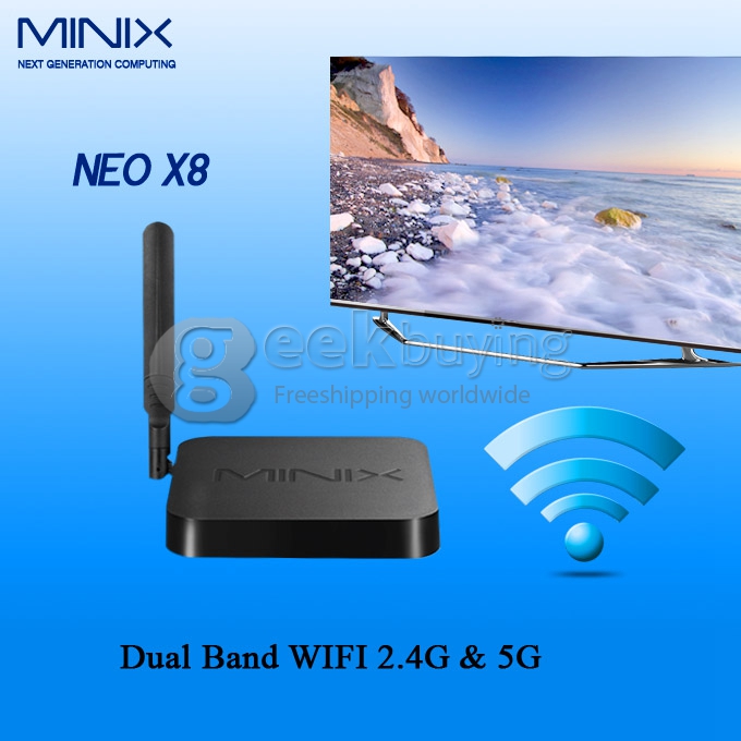 Bundle Deal MINIX NEO X8 Amlogic S802 Quad Core 2.0Ghz Android 4.4 TV BOX + Tronsmart TSM01 English Version Air Mouse & Keyboard