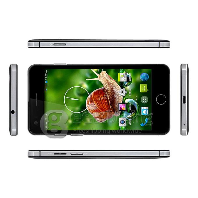 Elephone P6i MTK6582 Quad core 1.3GHz 5 Inch Android 4.4 OS Smartphone 1GB RAM 4GB ROM 13.0MP IPS QHD 3G GPS OTG Black