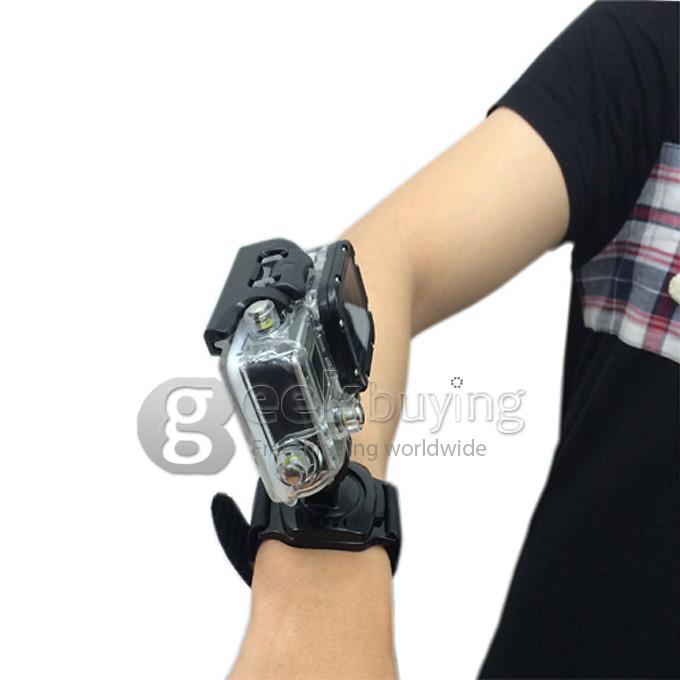 360 Degree Rotation Hand Camera Wrist Strap / Belt / Band / Holder Mount for GoPro Hero 3+ / 3 / 2 / 1 / SJ4000