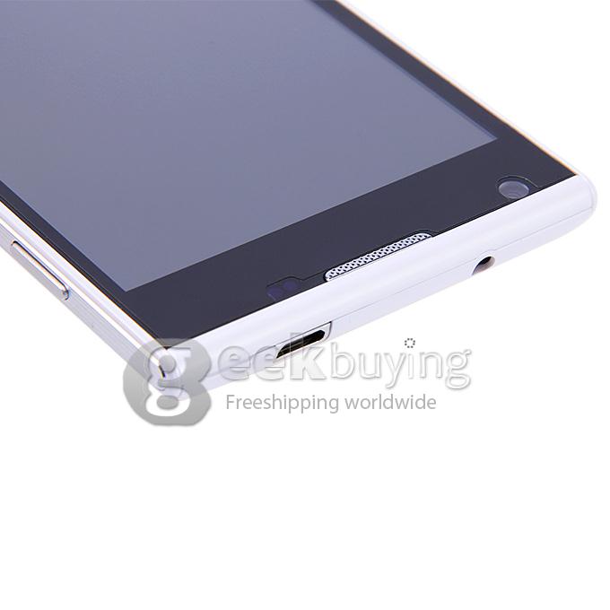 CUBOT P7 5.0 Inch IPS Touch Screen MTK6582 Quad Core 1.3GHz Android 4.2.2 3G Smart Phone 512MB + 4GB 8MP WiFi OTG GPS - White
