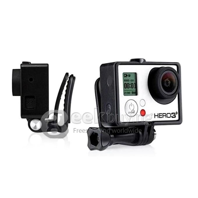 Head Monopod Helmet Quick-Release Clip Mount for All GOPRO HD Hero 3+ / 3 / 2 / 1 /SJ4000 (Transparent)