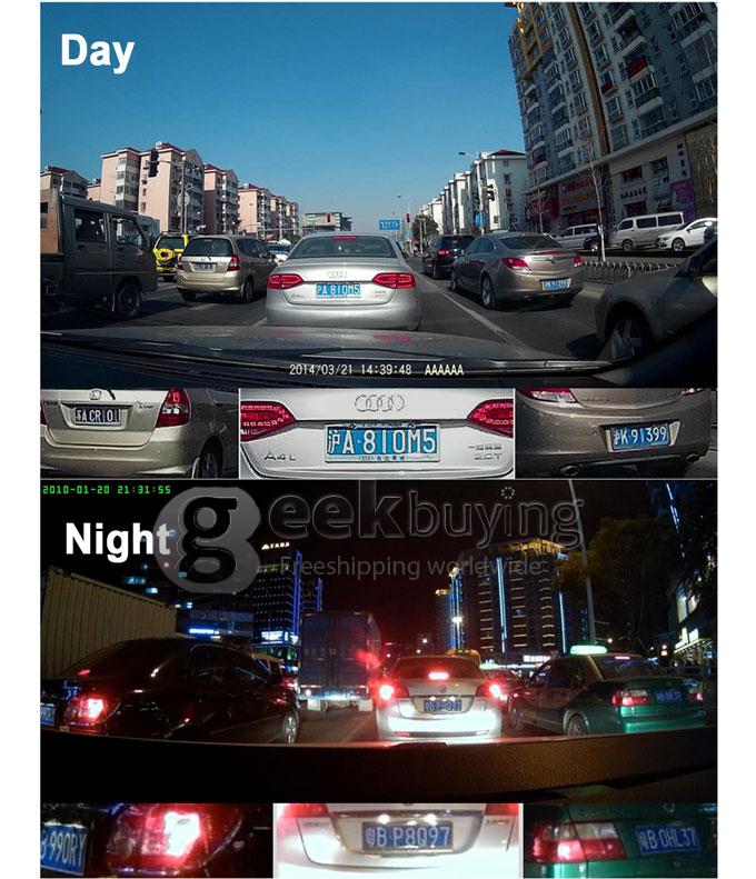 G3WH Novatek 96650 Dashcam 3.0 MP Full HD H.264 1080P 30FPS 2.7' LCD 170 Degree Wide Angle Lens with G-Sensor HDMI Car DVR