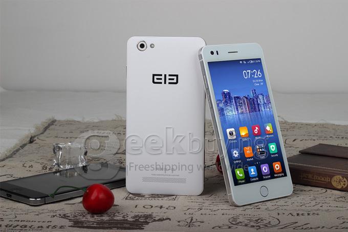 Elephone P6i MTK6582 Quad core 1.3GHz 5 Inch Android 4.4 OS Smartphone 1GB RAM 4GB ROM 13.0MP IPS QHD 3G GPS OTG White