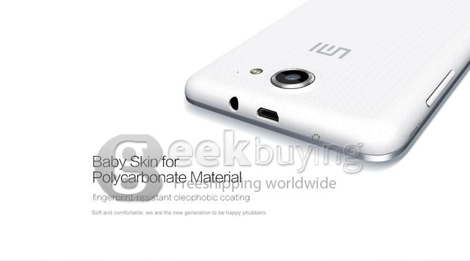 UMI C1 MTK6582 Quad Core 1.3GHz 5.5 Inch Android 4.4.2 OS Smartphone 1GB RAM 16GB ROM 13.0MP 3G/GPS White