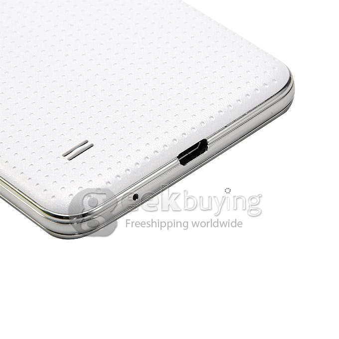 W800 MTK6582 Quad core 1.3GHz 4.5 Inch Android 4.2 OS Smartphone 1GB RAM 4GB ROM 8.0MP 3G GPS with Leather Case White