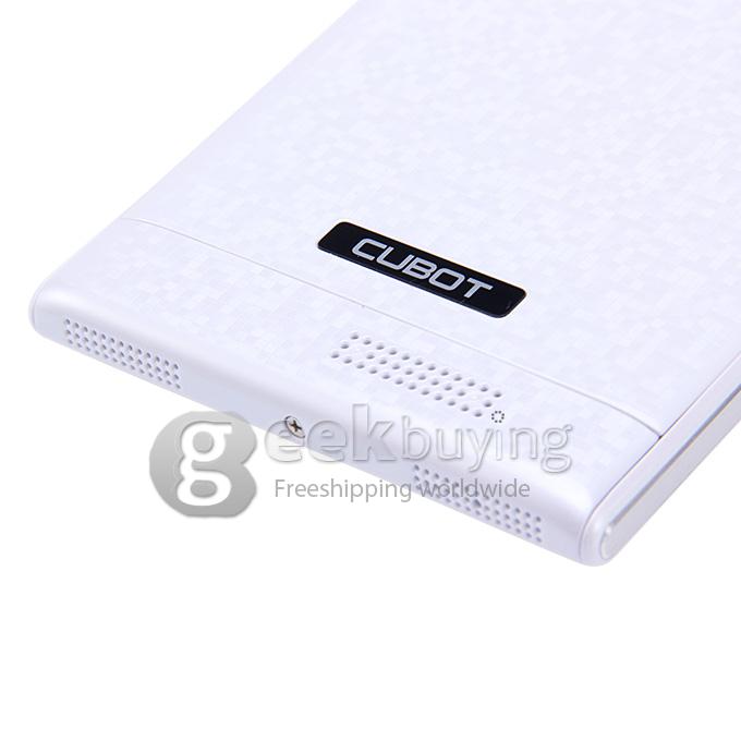 CUBOT P7 5.0 Inch IPS Touch Screen MTK6582 Quad Core 1.3GHz Android 4.2.2 3G Smart Phone 512MB + 4GB 8MP WiFi OTG GPS - White
