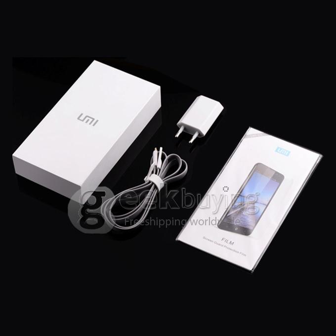 UMI C1 MTK6582 Quad Core 1.3GHz 5.5 Inch Android 4.4.2 OS Smartphone 1GB RAM 16GB ROM 13.0MP 3G/GPS White