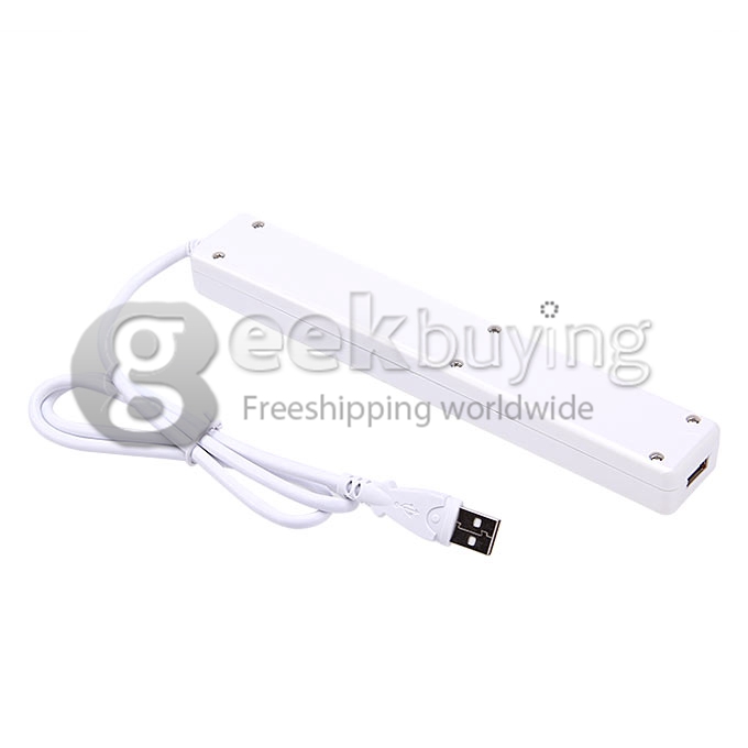 High Speed 2 Switch 12 Ports Hub USB 2.0 Interface for Laptop PC - White