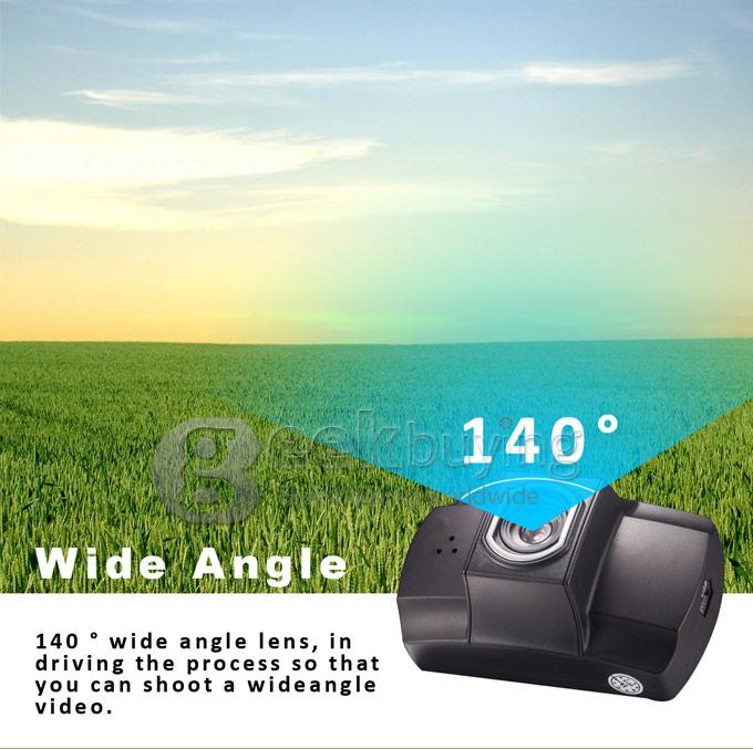 Z1 Car DVR Novatek 1.5 Inch Screen 1080P 140 Degrees Angle Lens with G-Sensor Motion Detection