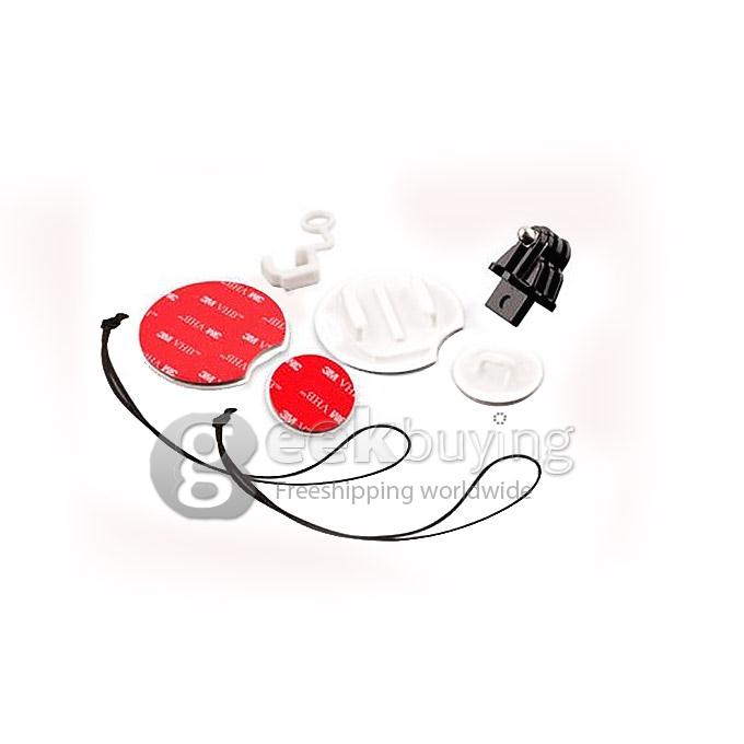 8 in 1 Surfboard Surfing Fasten Mount Kit Tethers FCS & Rubber Locking Plug for Gopro Hero 3+/3/2/1 SJ4000 KeeCoo Camera