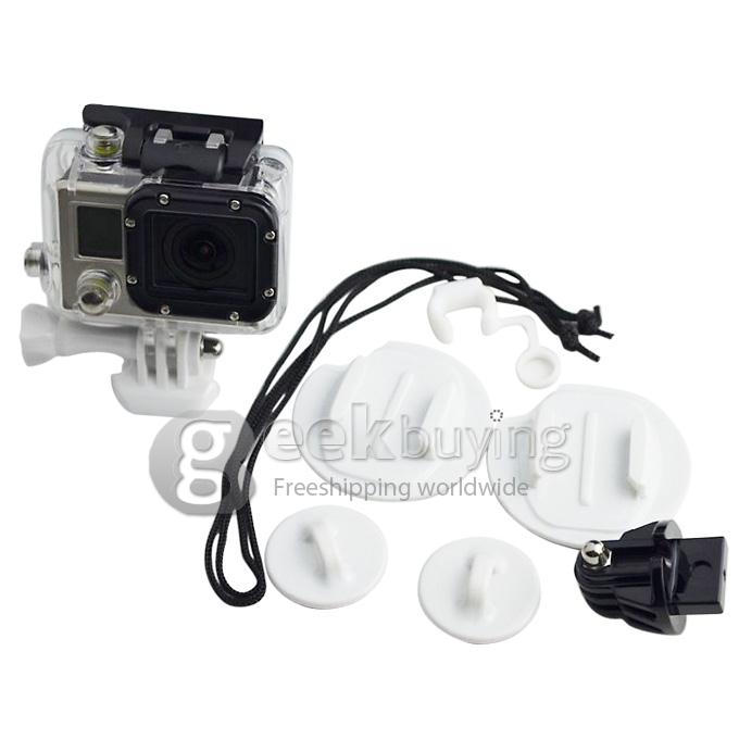 10 in 1 Surfboard Surfing Fasten Mount Kit FCS Locking Plug Quick Release Clip for Gopro Hero 3+/3/2/1/SJ4000 Camera