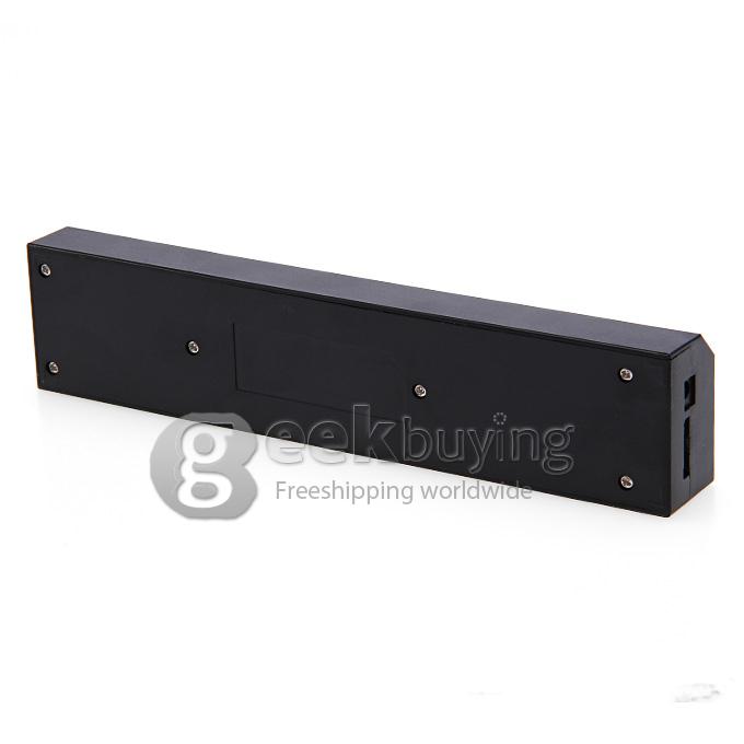 Super speed 7 Port USB 3.0 & 2.0 USB HUB Adapter with LED Indicator 5Gb/S Support 1TB HDD for PC Laptop - Black