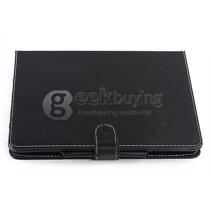 High Quality Special Keyboard Leather Case Cover for PIPO M6 - Black