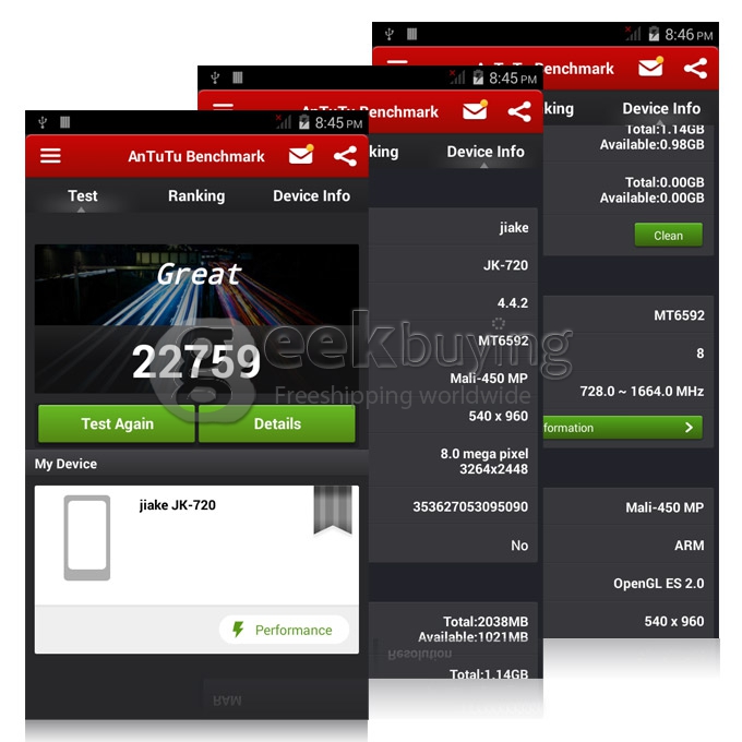 CUBOT S208 MTK6582 Quad Core 1.3GHz 5.0 Inch Android 4.2 OS Smartphone 1GB RAM 16GB ROM 8.0MP 3G/OTG With Leather Case Black