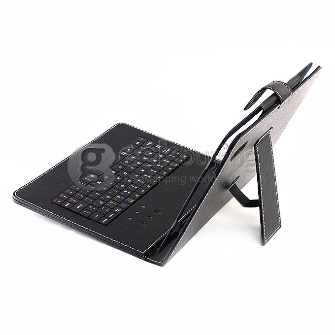 High Quality Special Keyboard Leather Case Cover for PIPO M6 - Black
