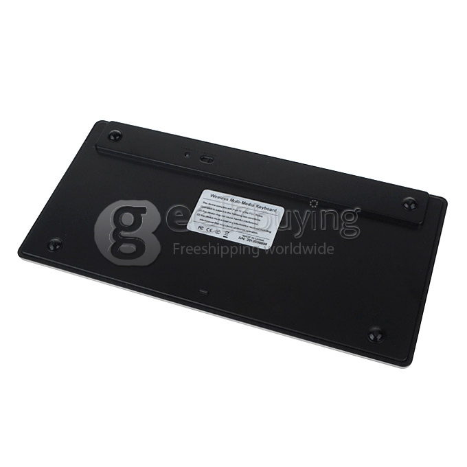 7 inch Aluminum Rechargeable Bluetooth Wireless Mini Slim Keyboard For Android Tablet PC Black