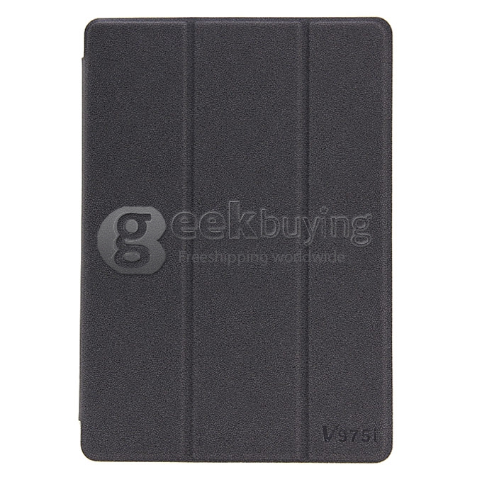9.7 Inch Leather Cover Case for Onda V975i Tablet PC Black