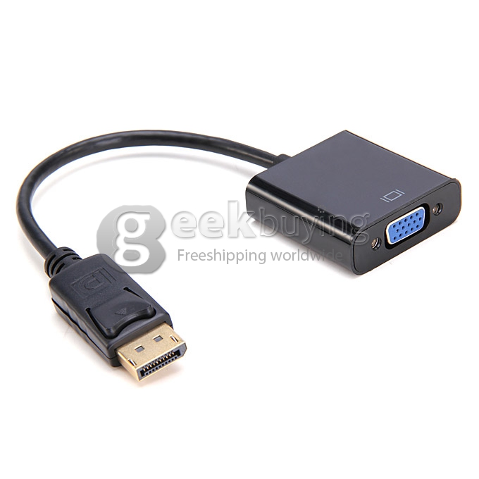 Standard DisplayPort DP Male to VGA Female Adapter Cable