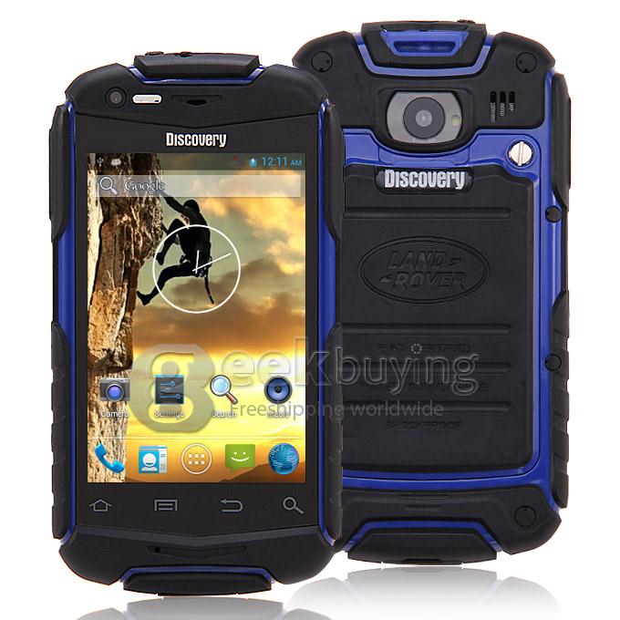 Discovery V5+ MTK6572 Dual Core 1.2GHz 3.5 Inch Android4.2.2 OS Smartphone Drfy Dual Cameras 3G/WIFI - Blue