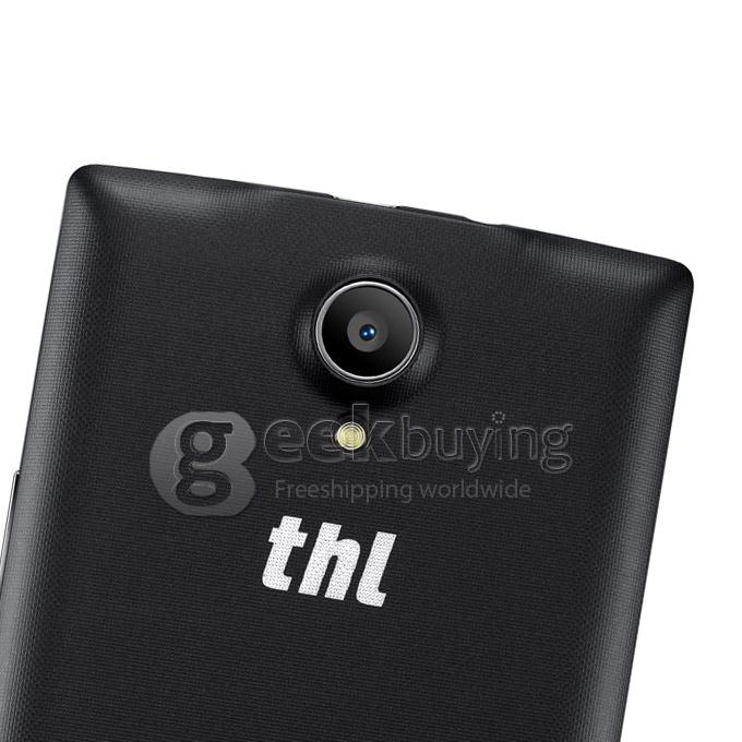 THL L969 MTK6582+6290 Dual Platform 1.3GHz 5Inch Android 4.4 Smartphone 1GB RAM 8GB ROM FDD-LTE 4G IPS FWVGA Screen 5.0MP - Black