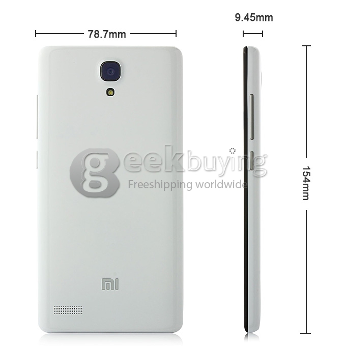 Xiaomi Hongmi Note MTK6592 Octa Core 1.7GHz 5.5 Inch MIUI V5 OS Smartphone 2GB RAM 8GB ROM IPS HD Screen 13.0MP 3G GPS OTG Gyroscope White