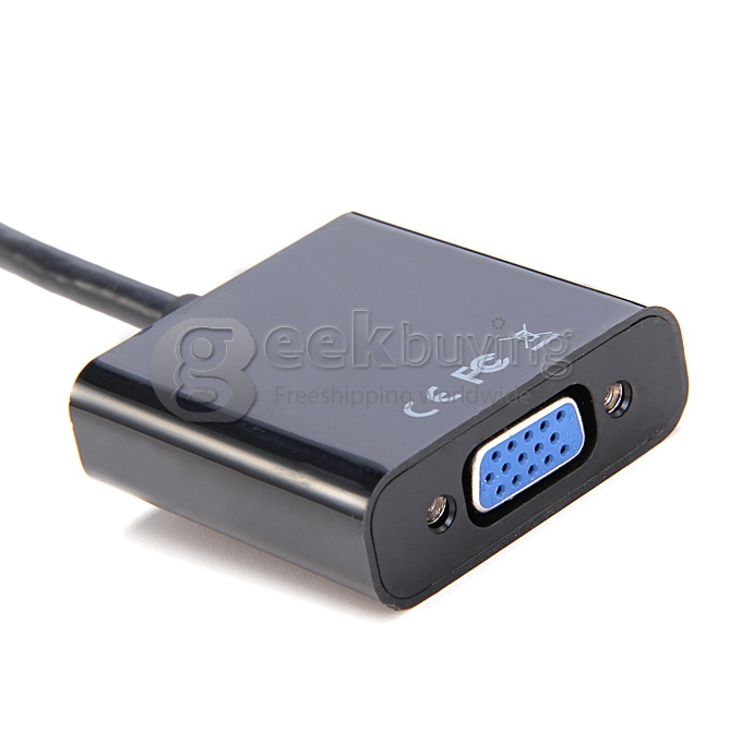 Standard DisplayPort DP Male to VGA Female Adapter Cable