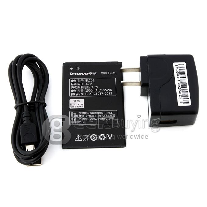 Lenovo A396 SC8830A Quad core 1.2GHz 4.0 Inch Android 2.3 Smartphone 256MB RAM 256 ROM WiFi OTA - Black