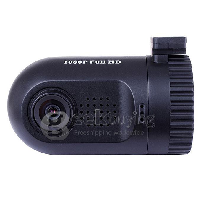 Mini 0801 Ambarella Box Car DVR with A2S60 OV2710 1080P GPS 1.5 Inch Screen 135 Degree Lens Angle - Black