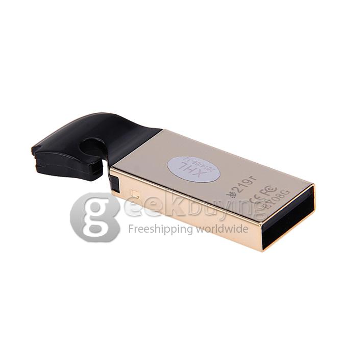 HP V219 Horse Shape 8GB USB 2.0 High Speed Flash Drive U Disk Memory Stick USB Drive - Red + Black + Gold