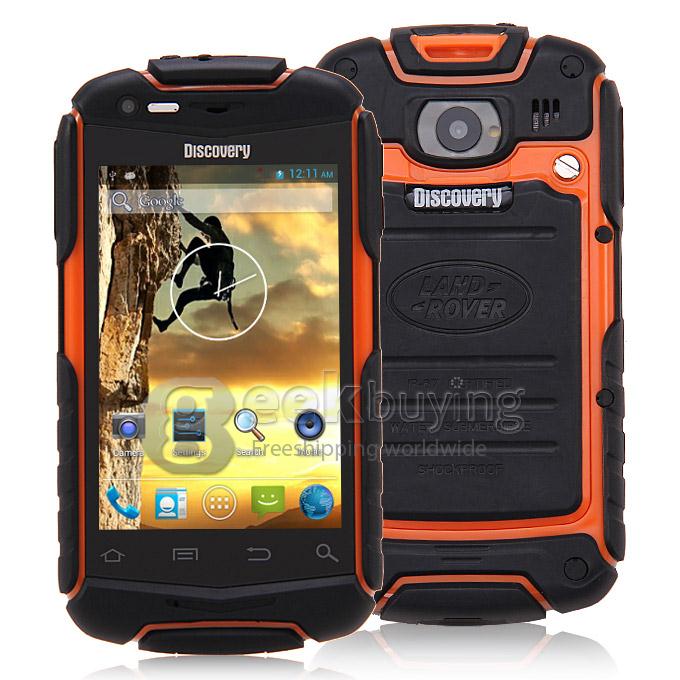 Discovery V5+ MTK6572 Dual Core 1.2GHz 3.5 Inch Android4.2.2 OS Smartphone Drfy Dual Cameras 3G/WIFI - Orange