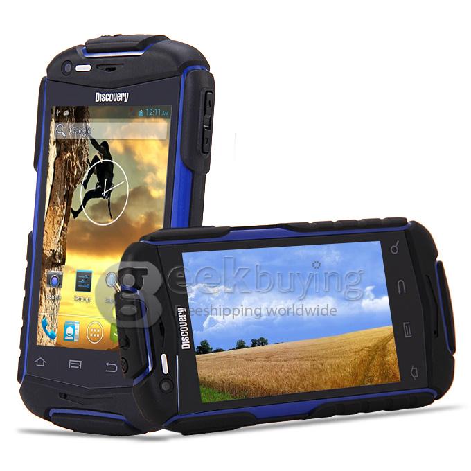 Discovery V5+ MTK6572 Dual Core 1.2GHz 3.5 Inch Android4.2.2 OS Smartphone Drfy Dual Cameras 3G/WIFI - Blue