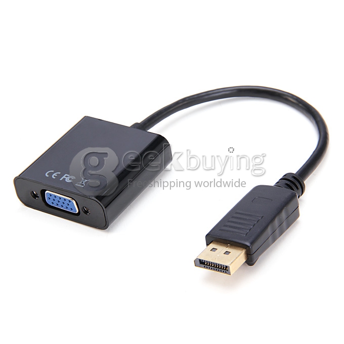 Standard DisplayPort DP Male to VGA Female Adapter Cable