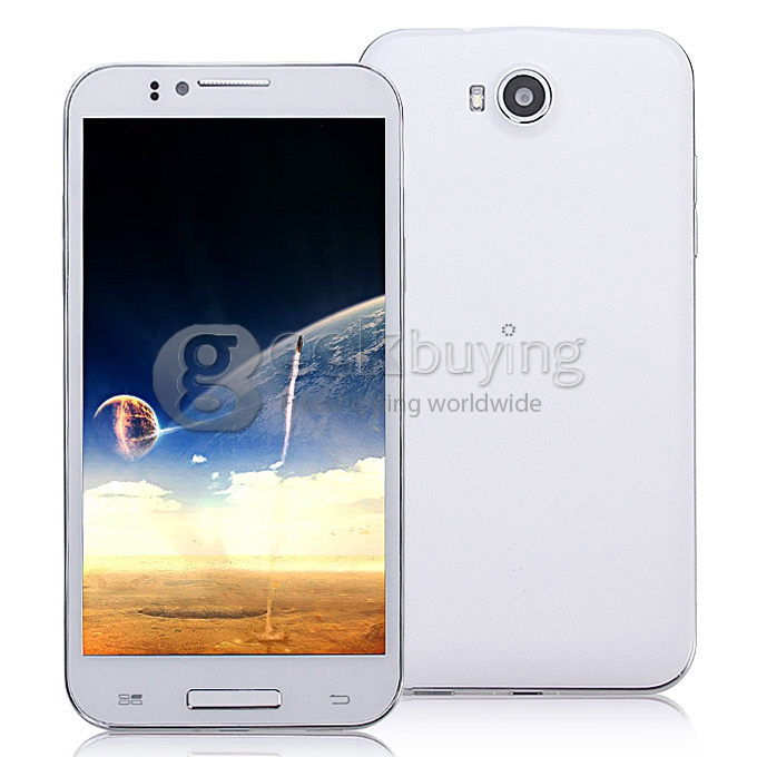 JIAKE JK2 MTK6592 Octa core 1.7GHz 5.5Inch Android 4.4 HD Cell Phone 1GB RAM 8GB ROM 8.0MP HD 3G/GPS - White