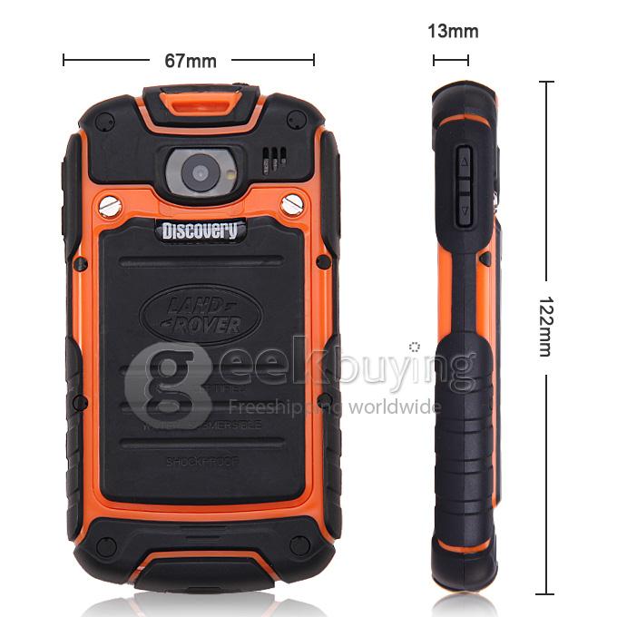 Discovery V5+ MTK6572 Dual Core 1.2GHz 3.5 Inch Android4.2.2 OS Smartphone Drfy Dual Cameras 3G/WIFI - Orange
