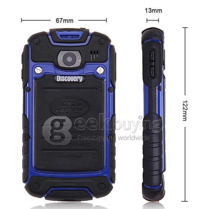 Discovery V5+ MTK6572 Dual Core 1.2GHz 3.5 Inch Android4.2.2 OS Smartphone Drfy Dual Cameras 3G/WIFI - Blue