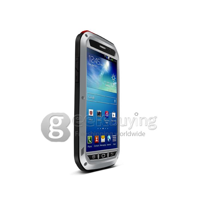 Love Mei Shock Water Proof Heavy Duty Rugged Aluminum Metal Cover Case For Galaxy Mega 5.8 i9150 - Silver