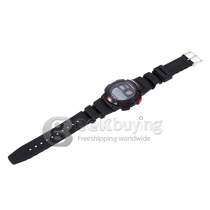 ALIKE A1278 Waterproof Digital Quartz Sport Wristwatch Timepiece with Rubber Band for Men - Red