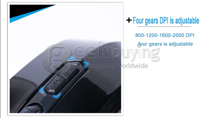 AULA MANUM Wired USB 2000 DPI 7D Gaming Mouse with 7 Colors Breath Light